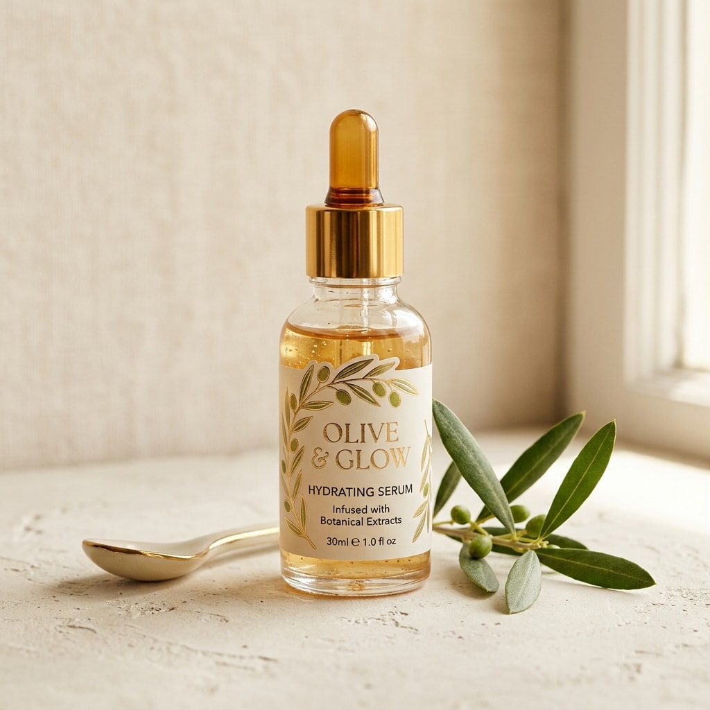 Organic Botanical Olive & Glow Hydrating Face Serum