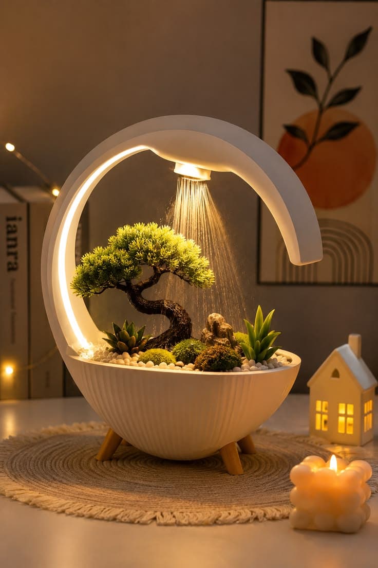 Modern Bonsai Water Decor β image 1