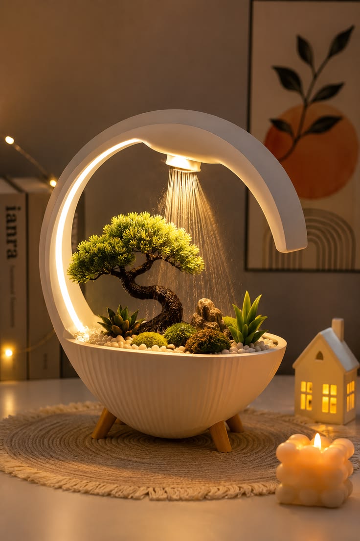 Modern Bonsai Water Decor